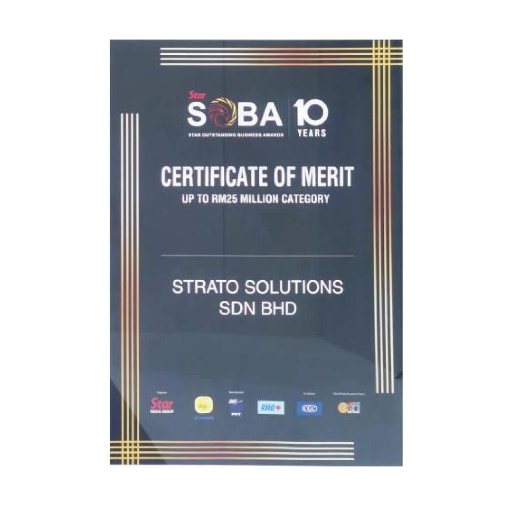 Strato Solutions has been awarded Star Outstanding Business AwardTESTTEST